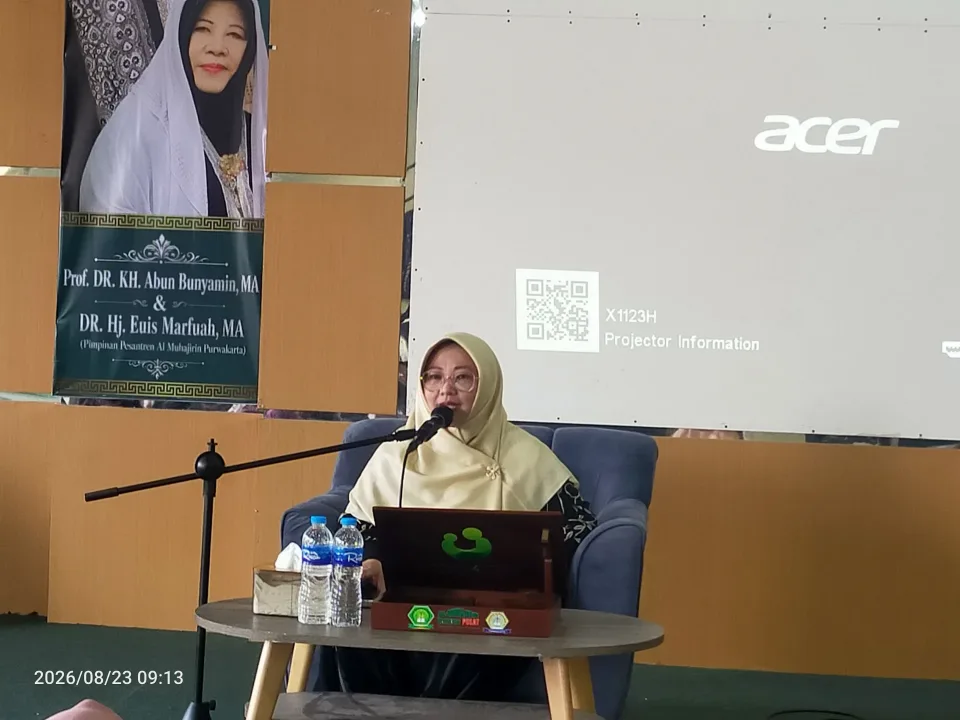 Pengajian dan Penjengukan Santri Al-Muhajirin Pusat: Ketua Yayasan Paparkan Prestasi, Program Pendidikan, dan Penguatan Santri di Era Teknologi